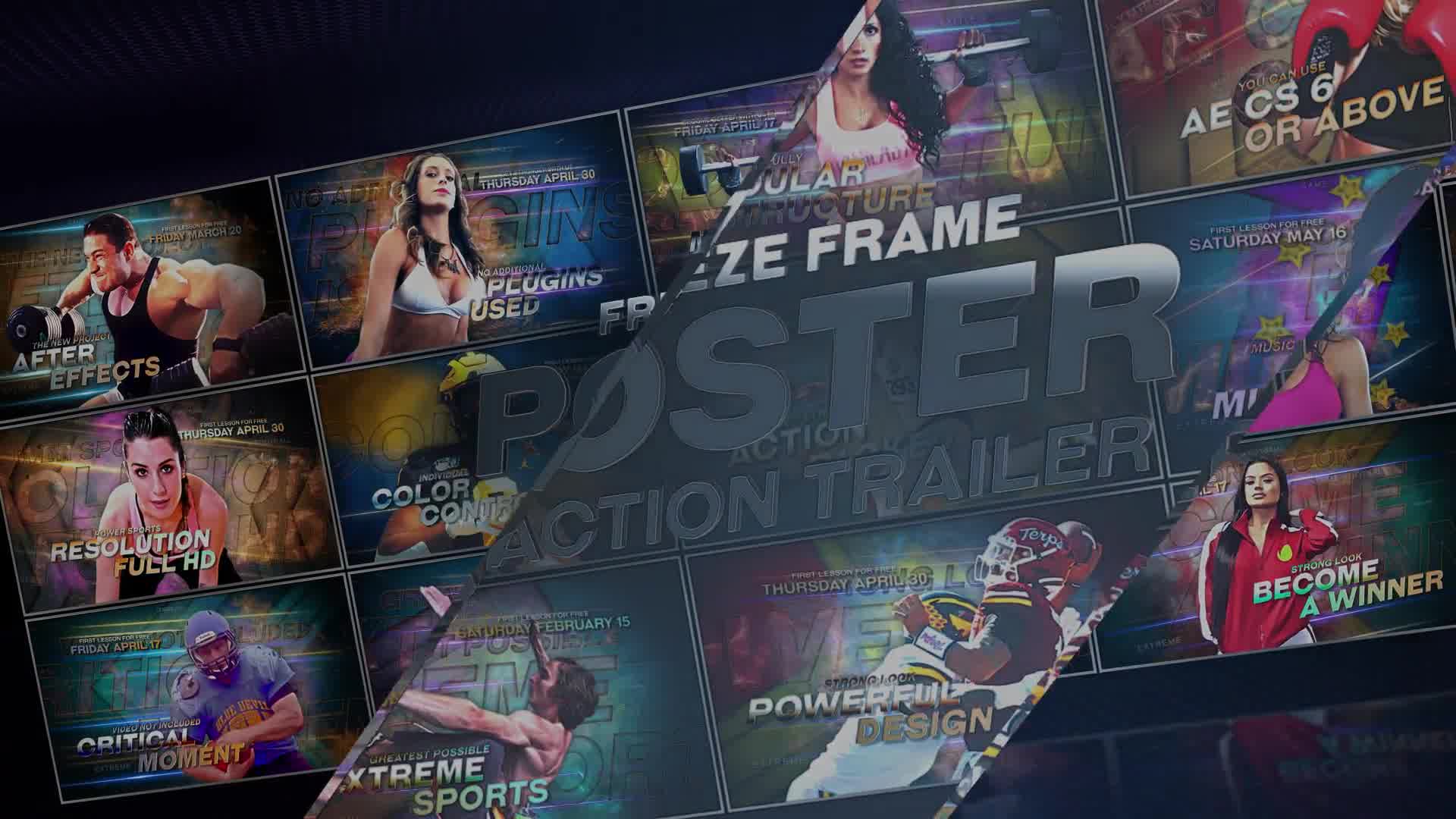 Poster style Freeze Frame Action Trailer Videohive 26562513 After Effects Image 12