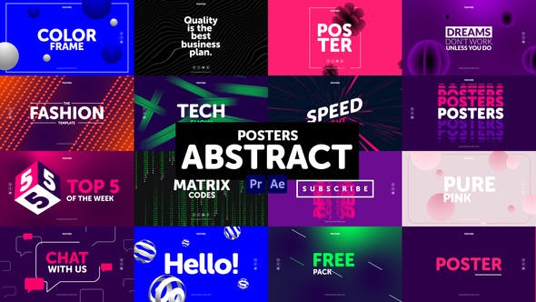 Posters Abstract - 31018222 Download Videohive