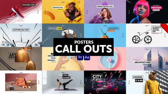 Posters Call Outs - 31134741 Videohive Download