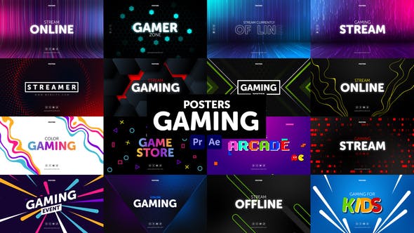 Posters Gaming - Videohive 30898814 Download