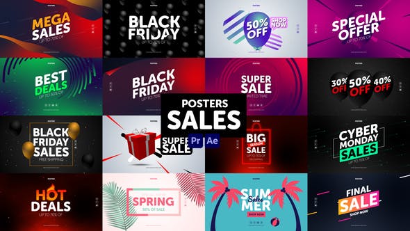 Posters Sales - Download Videohive 30923966