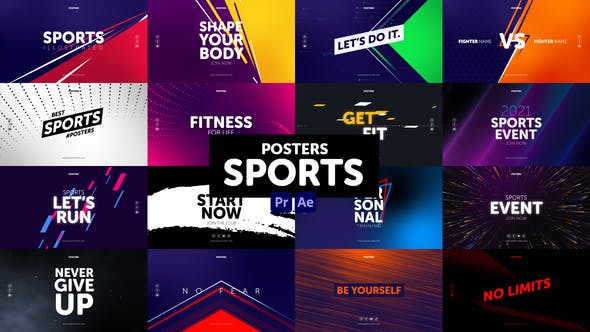 Posters Sports - Videohive 30903300 Download