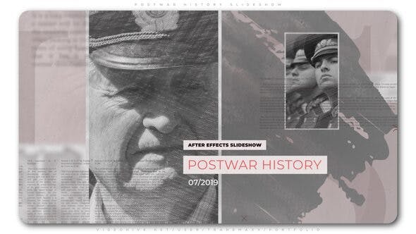 Postwar History Slideshow - 24082300 Videohive Download