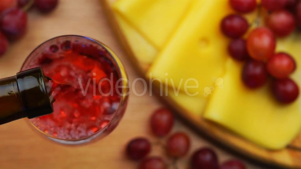 Pouring Red Wine Into Glass. - Download Videohive 18443819