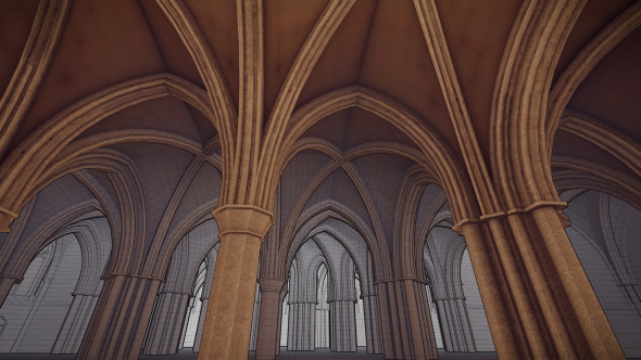 POV Cathedral Architecture - Download Videohive 17085469