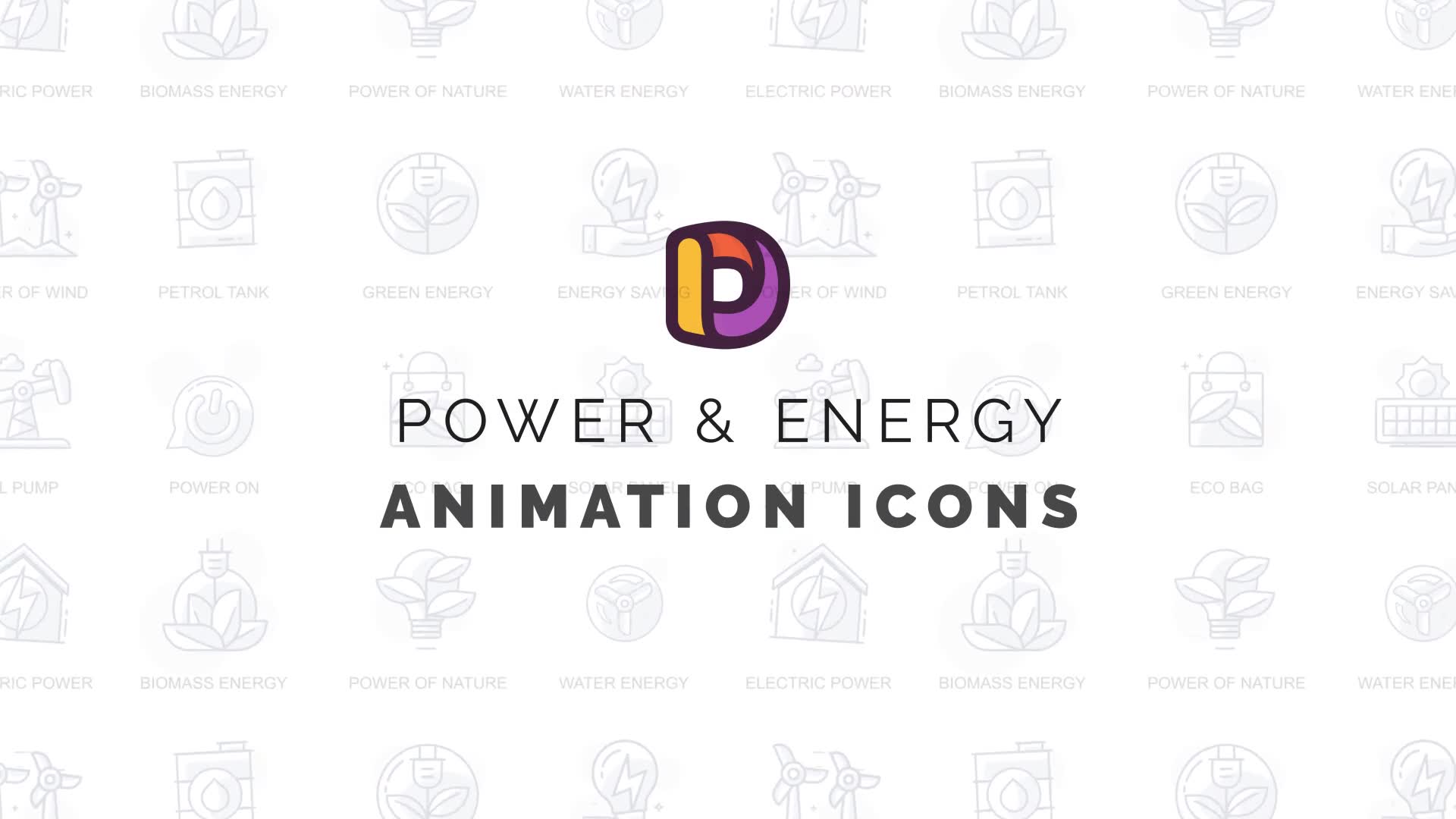 Power & Energy Animation Icons Videohive 32812700 After Effects Image 2
