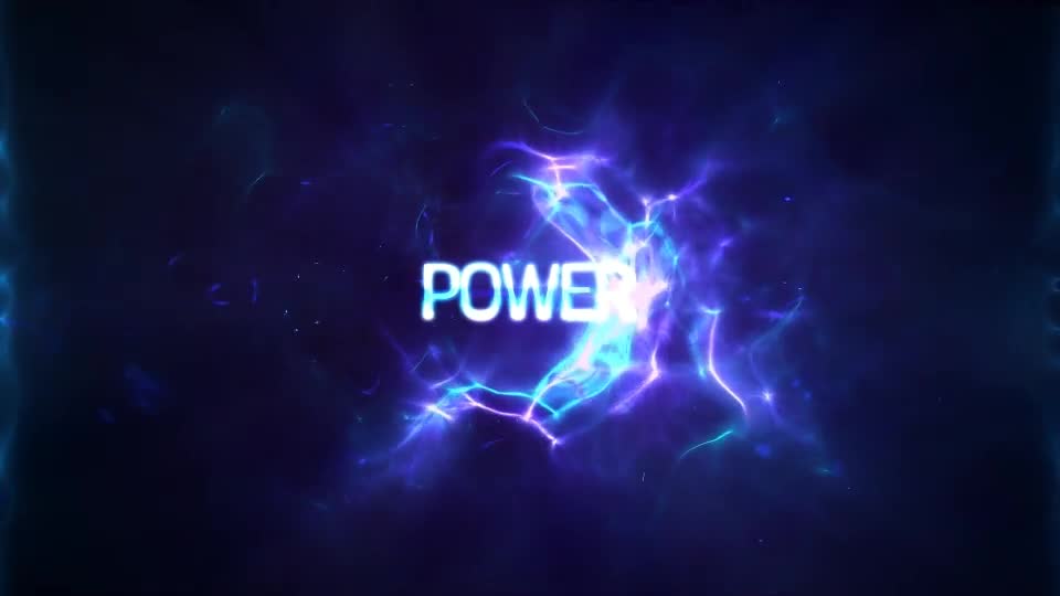 Power Light Plasma Titles 4K - Download Videohive 19439243