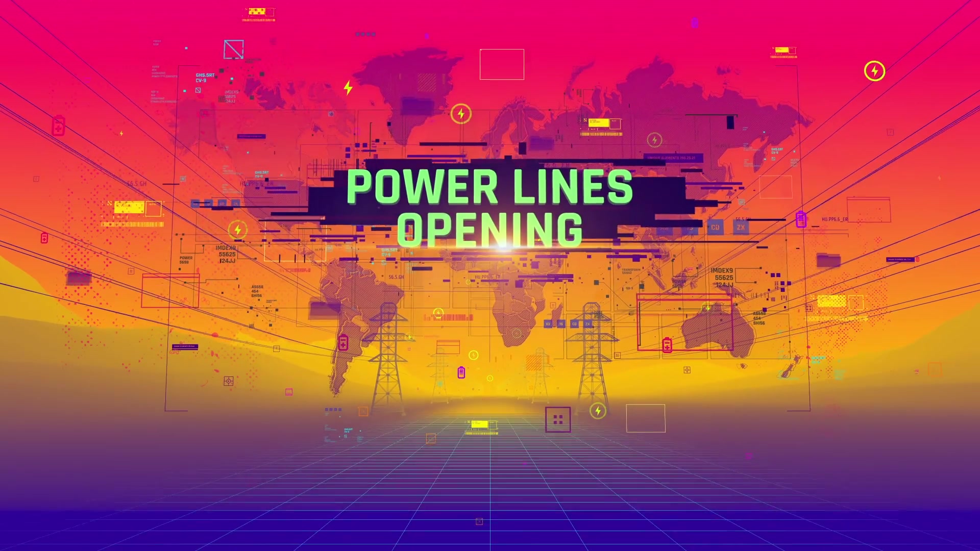 Power Lines Opening Videohive 29090364 After Effects Image 3