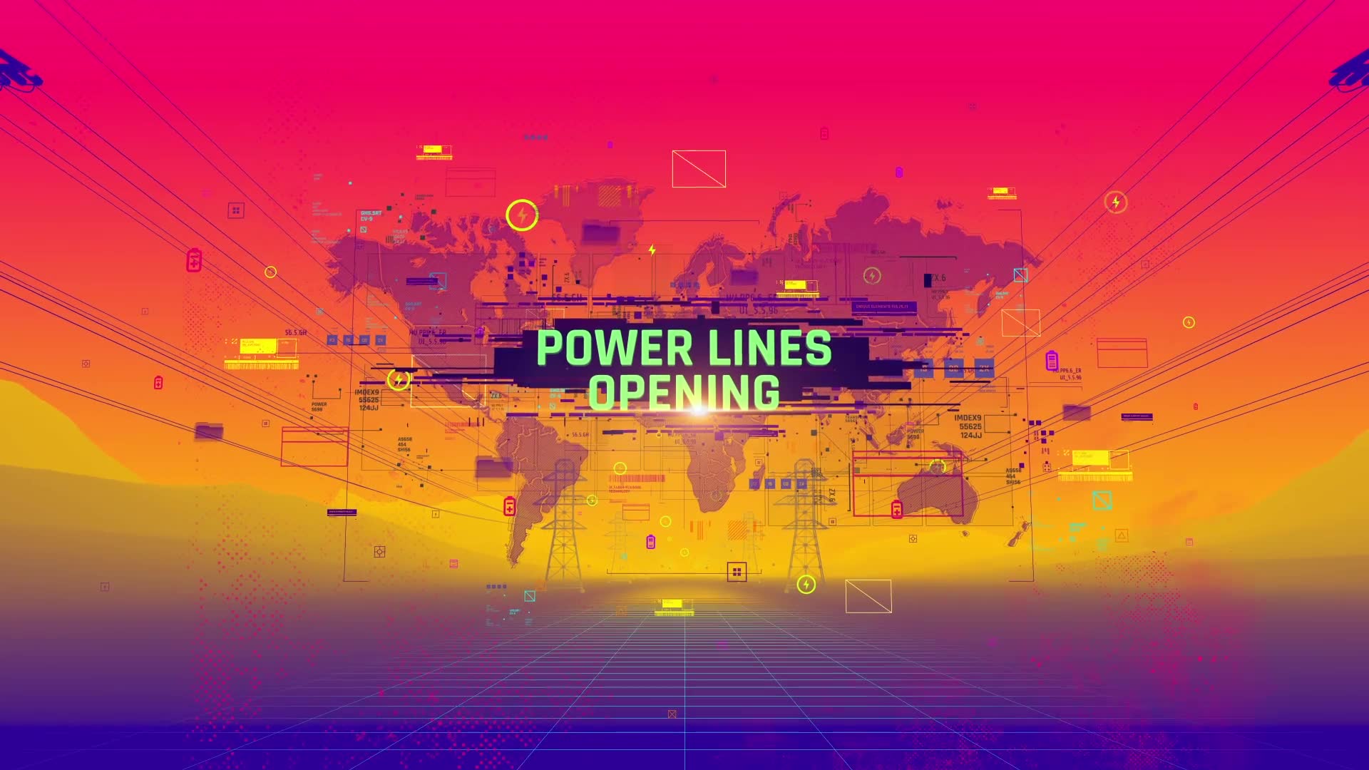Power Lines Opening Videohive 29090364 After Effects Image 5