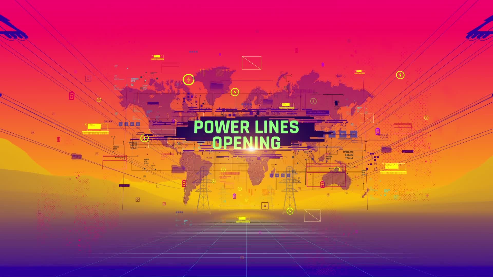 Power Lines Opening Videohive 29090364 After Effects Image 6