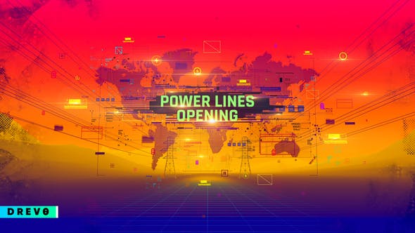 Power Lines Opening - Videohive Download 29090364