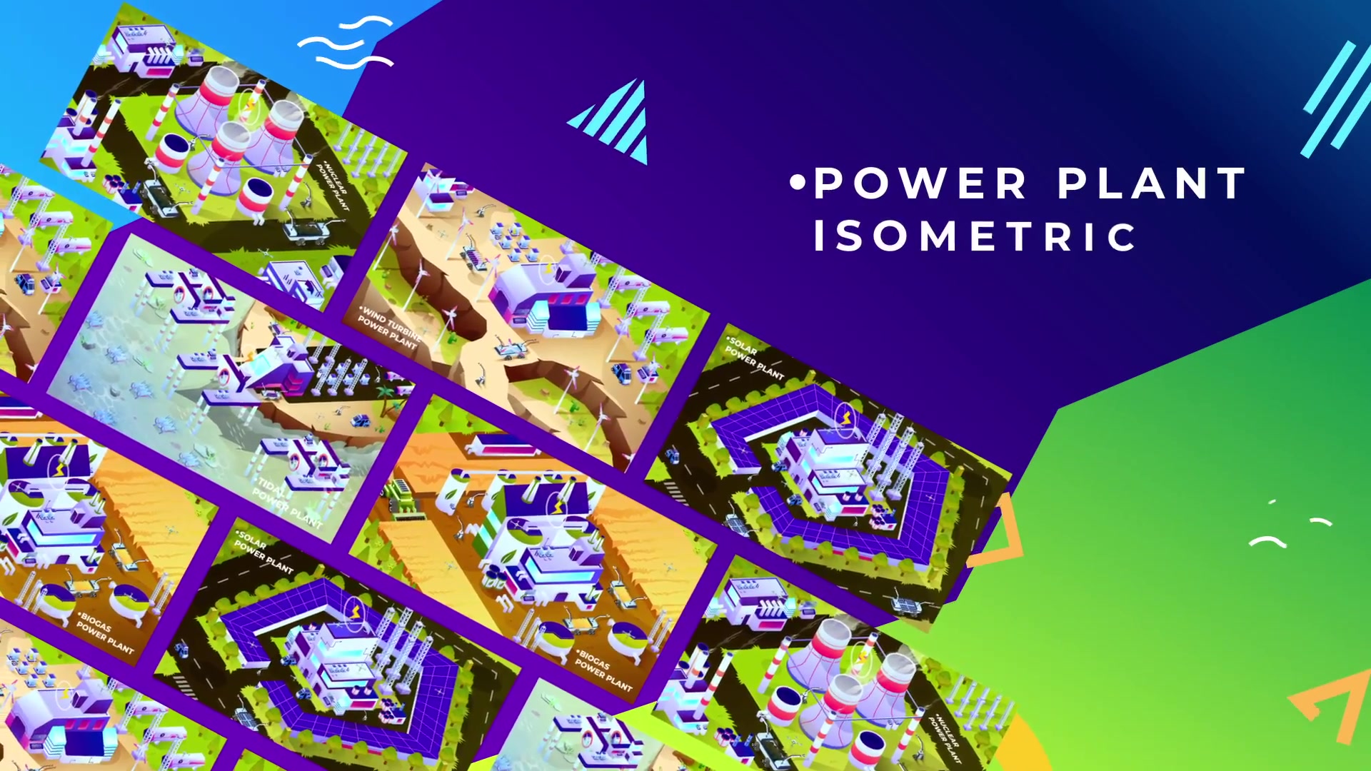 Power Plants Isometric | After Effects Videohive 34932835 After Effects Image 2
