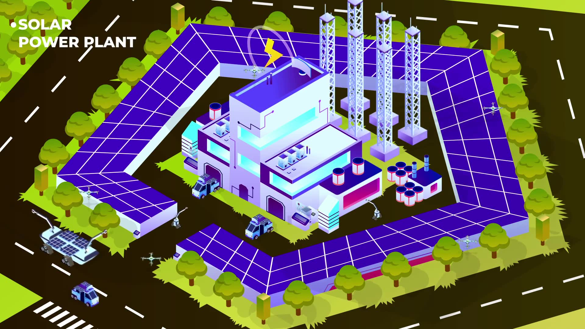 Power Plants Isometric | After Effects Videohive 34932835 After Effects Image 6