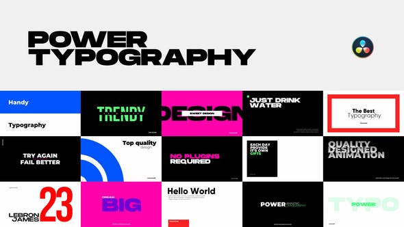 Power Typography - Download Videohive 30375656