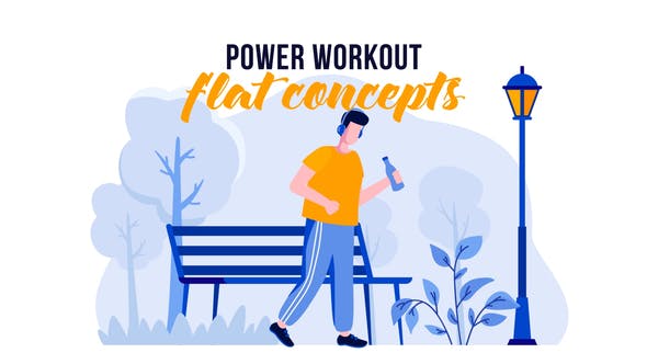 Power Workout Flat Concept - Videohive 31778018 Download