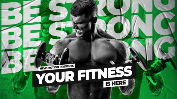 Powerful Bodybuilding Fitness Blog Intro - Download 33791993 Videohive