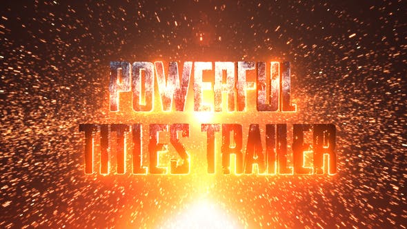 Powerful Title Trailer - 26386585 Download Videohive