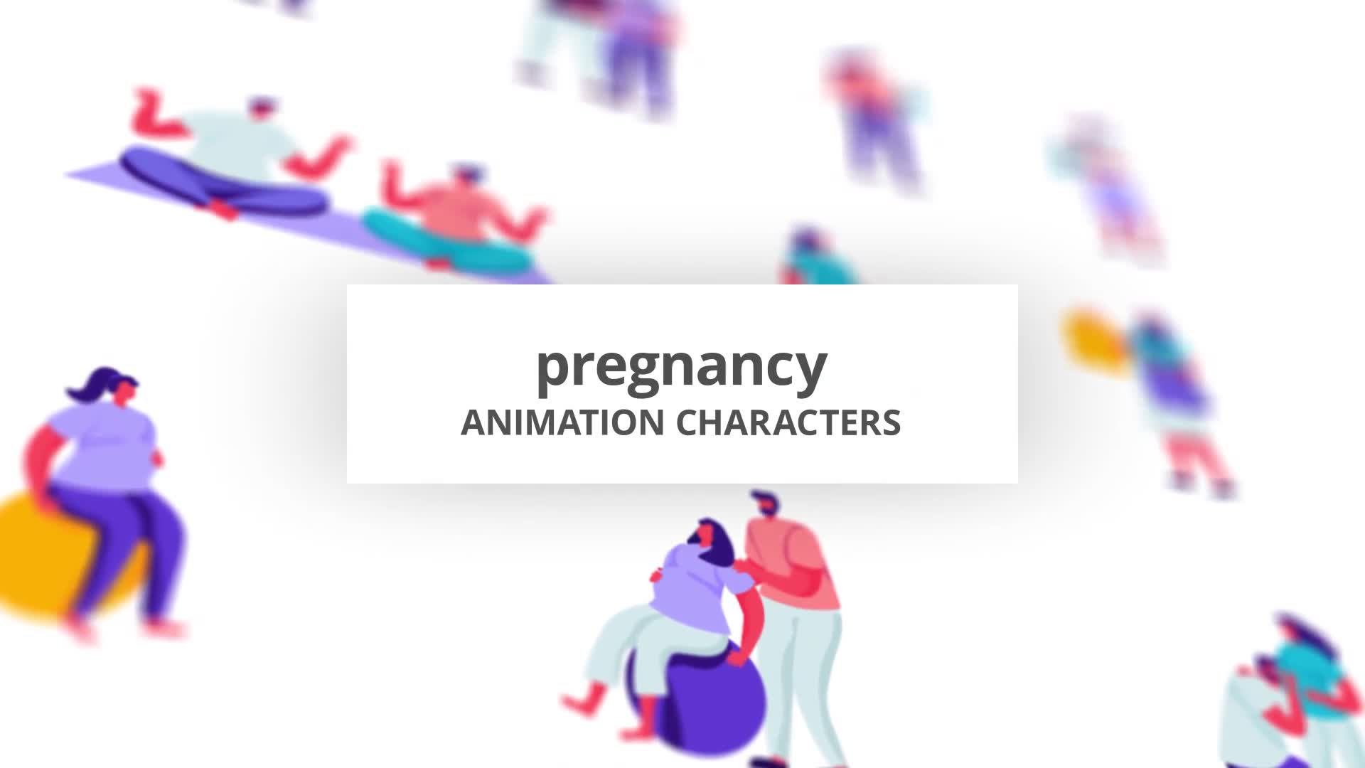 Pregnancy Character Set Videohive 30142946 After Effects Image 1