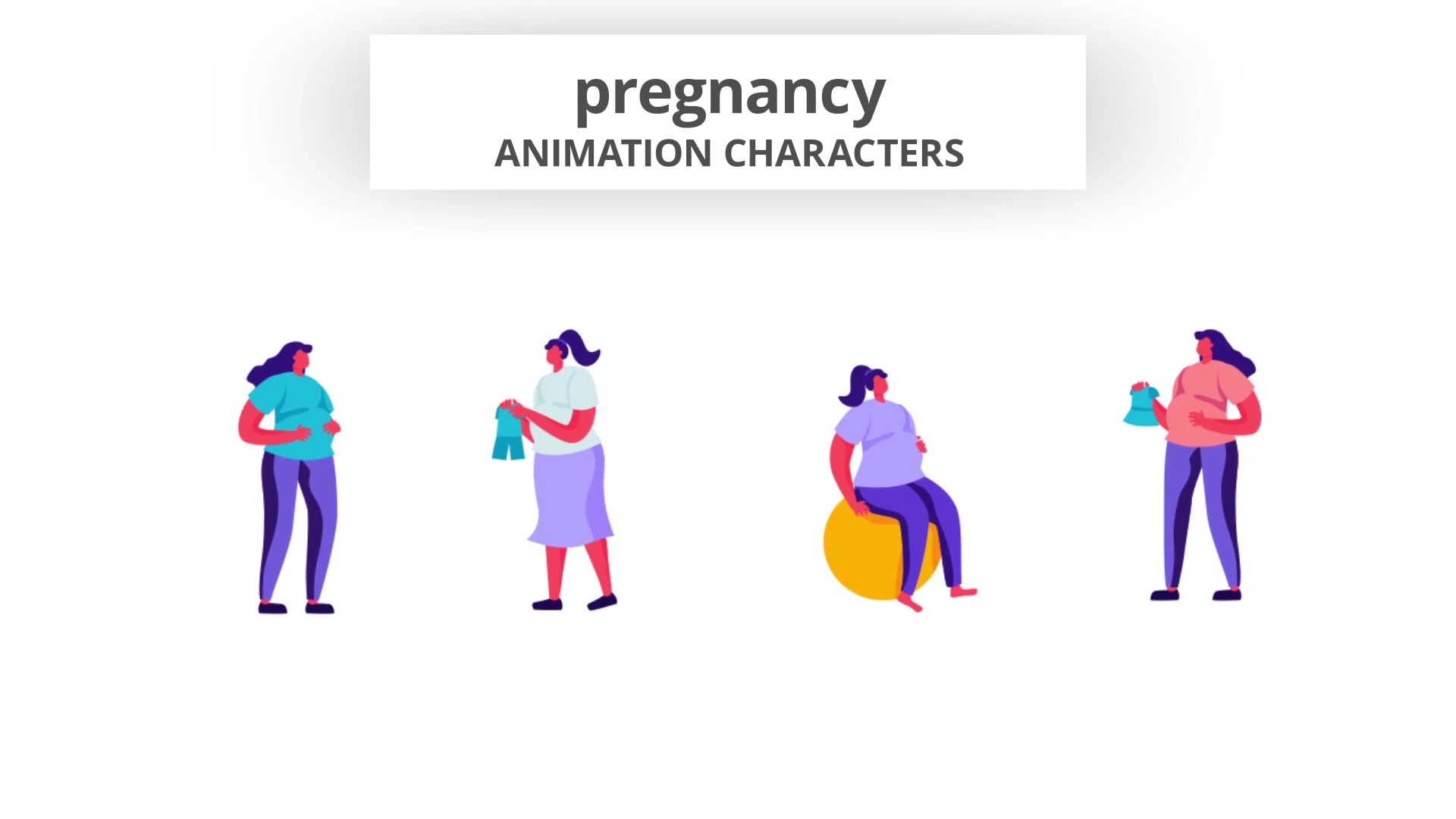 Pregnancy Character Set Videohive 30142946 After Effects Image 4