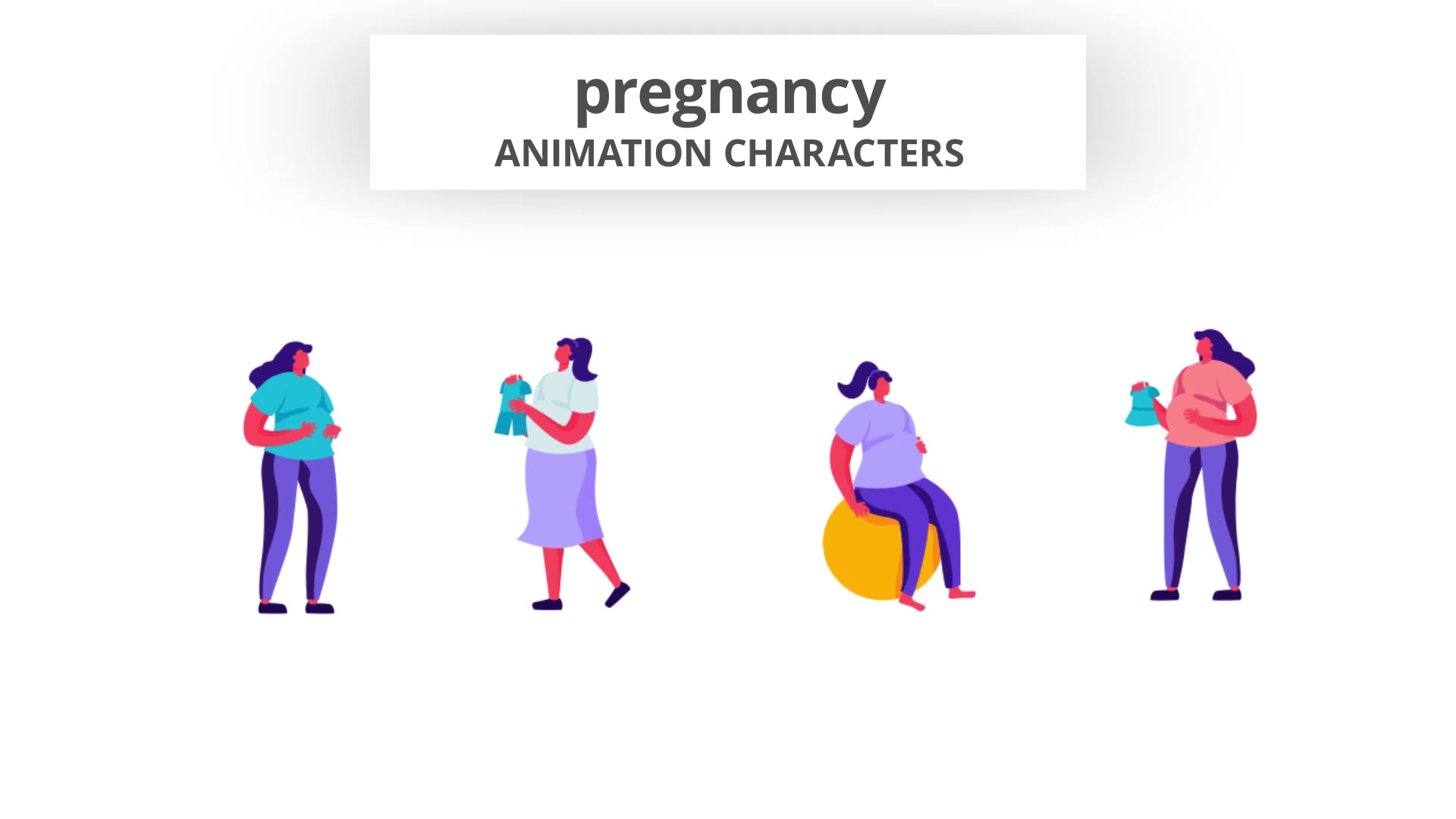 Pregnancy Character Set Videohive 30142946 After Effects Image 5