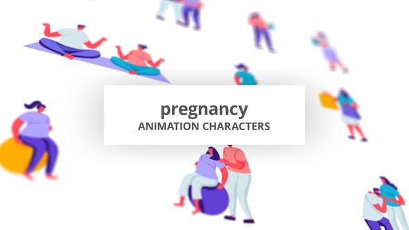 Pregnancy Character Set - Videohive Download 30142946