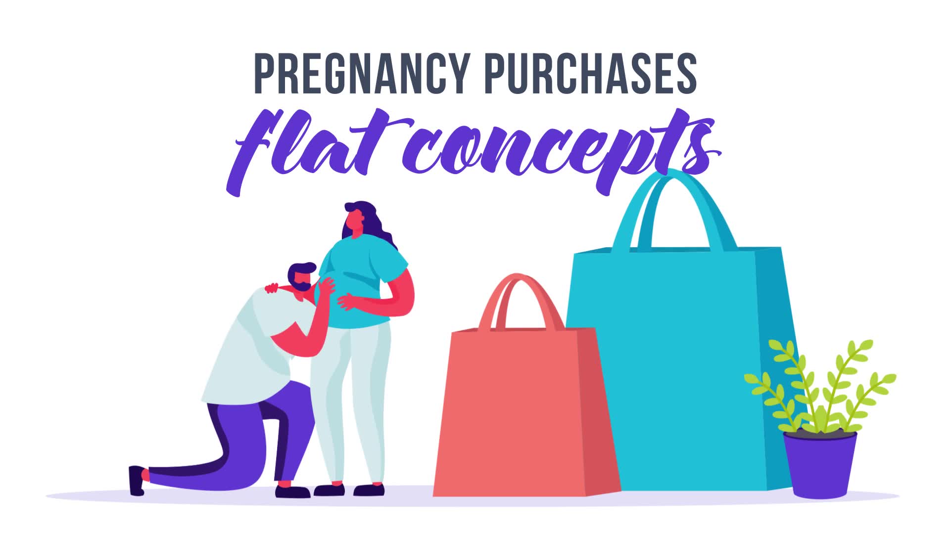 Pregnancy purchases Flat Concept Videohive 33175739 After Effects Image 2