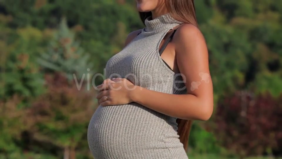 Pregnant Woman Raises Her Hands - Download Videohive 13114426