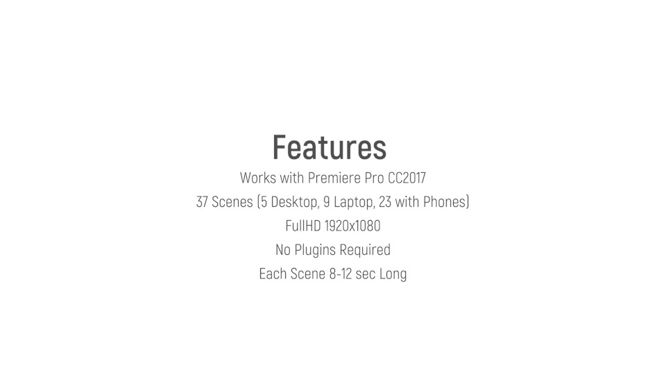 Premiere Pro Mockup Kit // Phone, Laptop, Desktop - Download Videohive 21776373