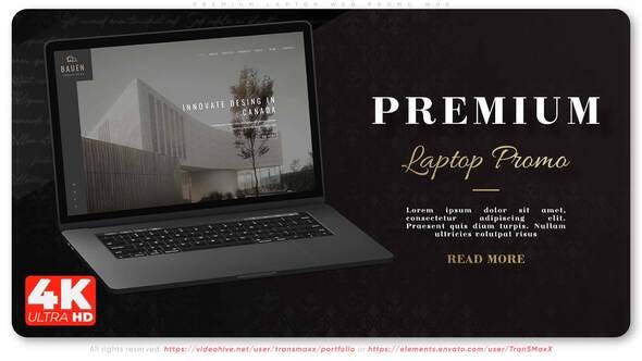 Premium Laptop Web Promo W05 - 33355586 Download Videohive