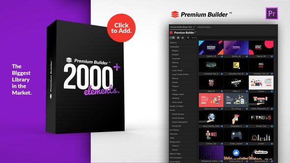 PremiumBuilder Motion Pack for Premiere Pro - Download Videohive 24259535