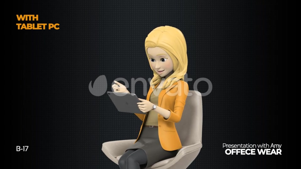 Presentation Mobile PC Amy Office Wear Videohive 26830490 After Effects Image 10