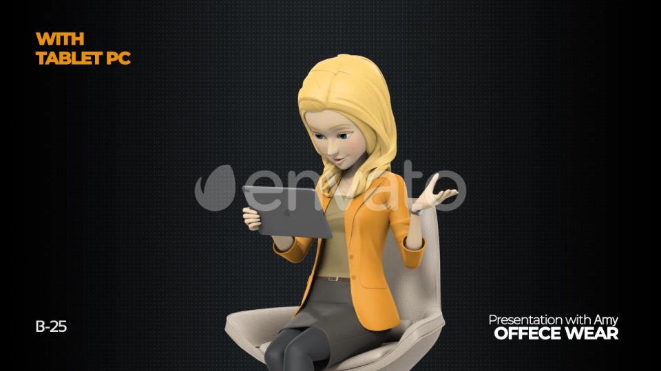 Presentation Mobile PC Amy Office Wear Videohive 26830490 After Effects Image 12