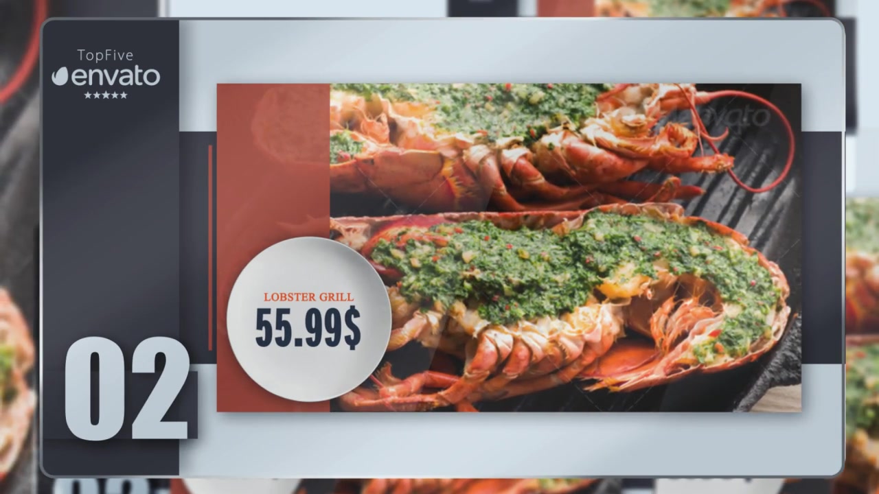 Presentation of Menu (Color Control) Videohive 17357325 After Effects Image 4