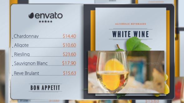 Presentation of Menu (Color Control) - 17357325 Download Videohive