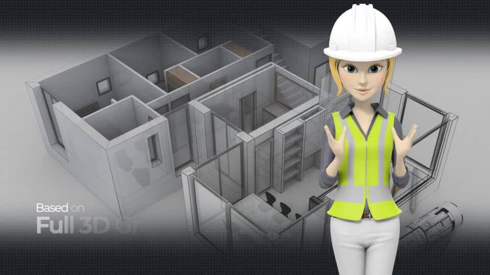 Presentation With Amy Construction Worker Videohive 37313431 After Effects Image 1