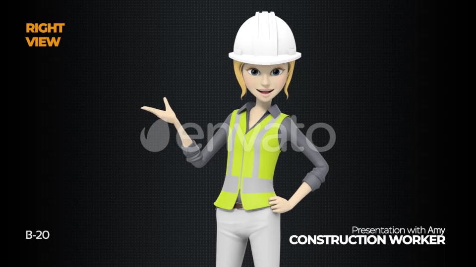 Presentation With Amy Construction Worker Videohive 37313431 After Effects Image 11