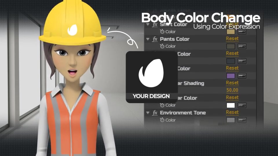 Presentation With Amy Construction Worker Videohive 37313431 After Effects Image 3
