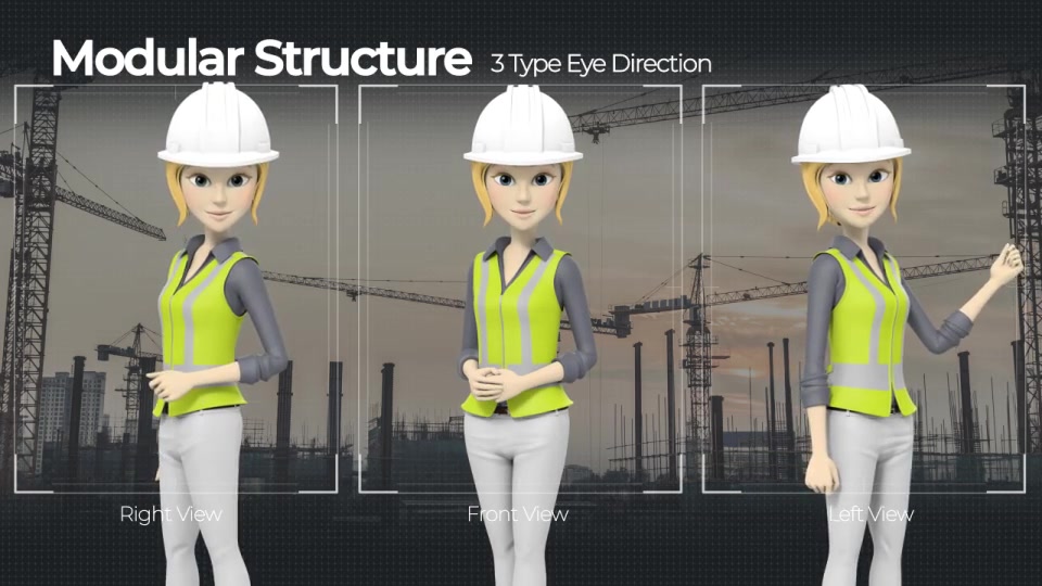 Presentation With Amy Construction Worker Videohive 37313431 After Effects Image 4