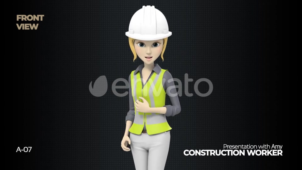 Presentation With Amy Construction Worker Videohive 37313431 After Effects Image 7