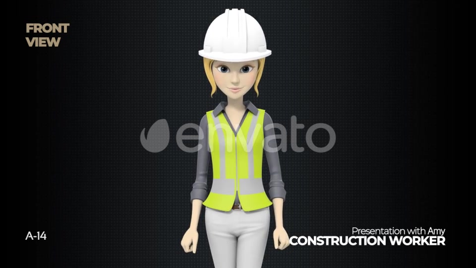 Presentation With Amy Construction Worker Videohive 37313431 After Effects Image 9