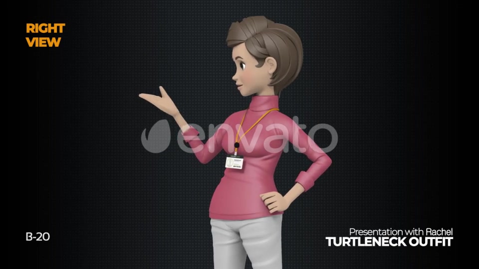 Presentation With Rachel Turtleneck Outfit Videohive 25387485 After Effects Image 11