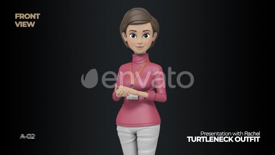 Presentation With Rachel Turtleneck Outfit Videohive 25387485 After Effects Image 6