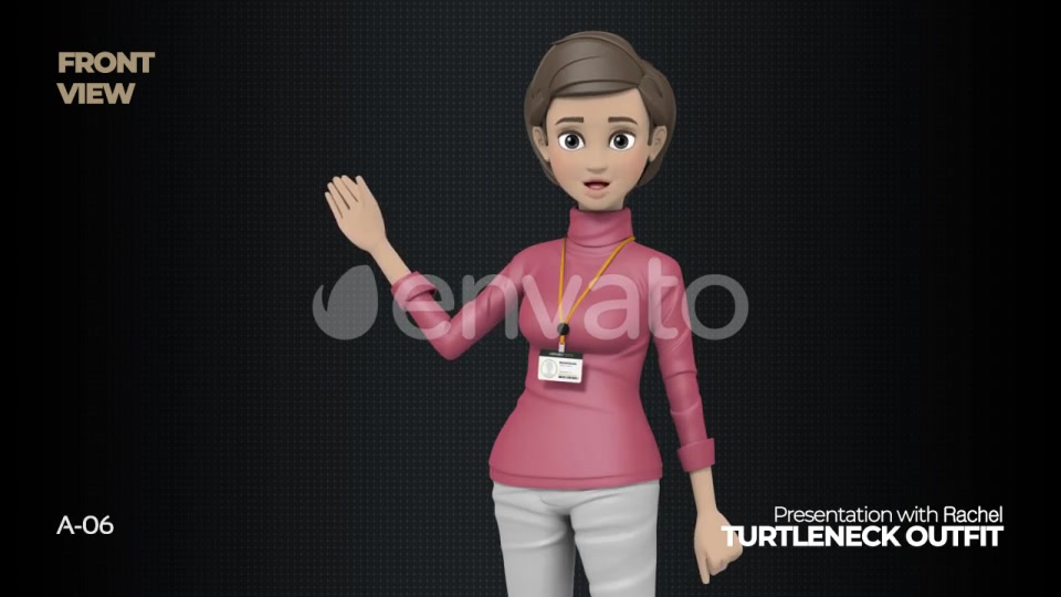 Presentation With Rachel Turtleneck Outfit Videohive 25387485 After Effects Image 7