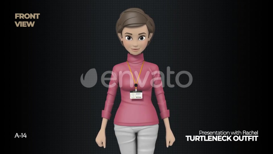 Presentation With Rachel Turtleneck Outfit Videohive 25387485 After Effects Image 9