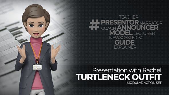 Presentation With Rachel Turtleneck Outfit - Download 25387485 Videohive