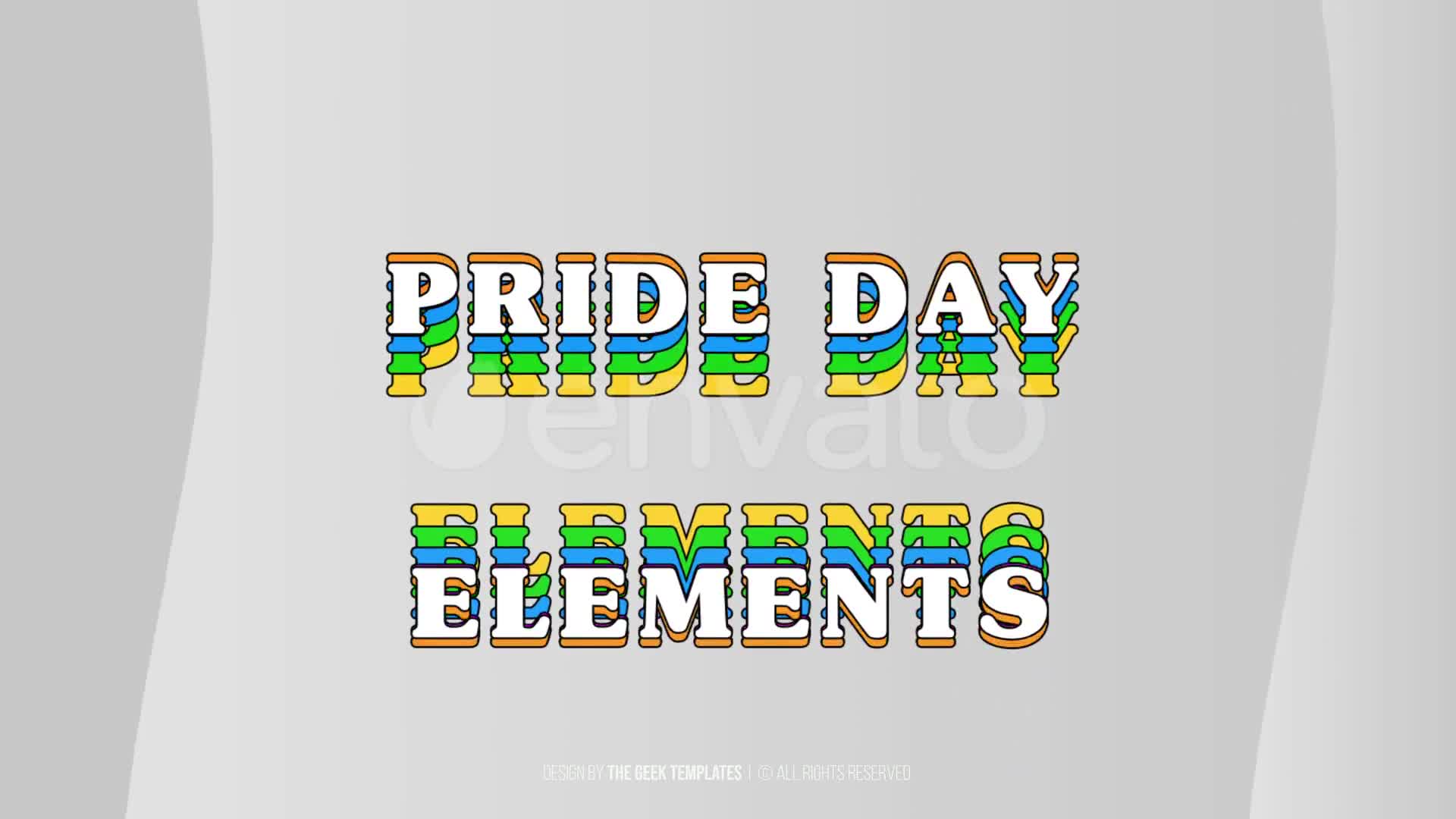Pride Day Elements Videohive 32259440 After Effects Image 1
