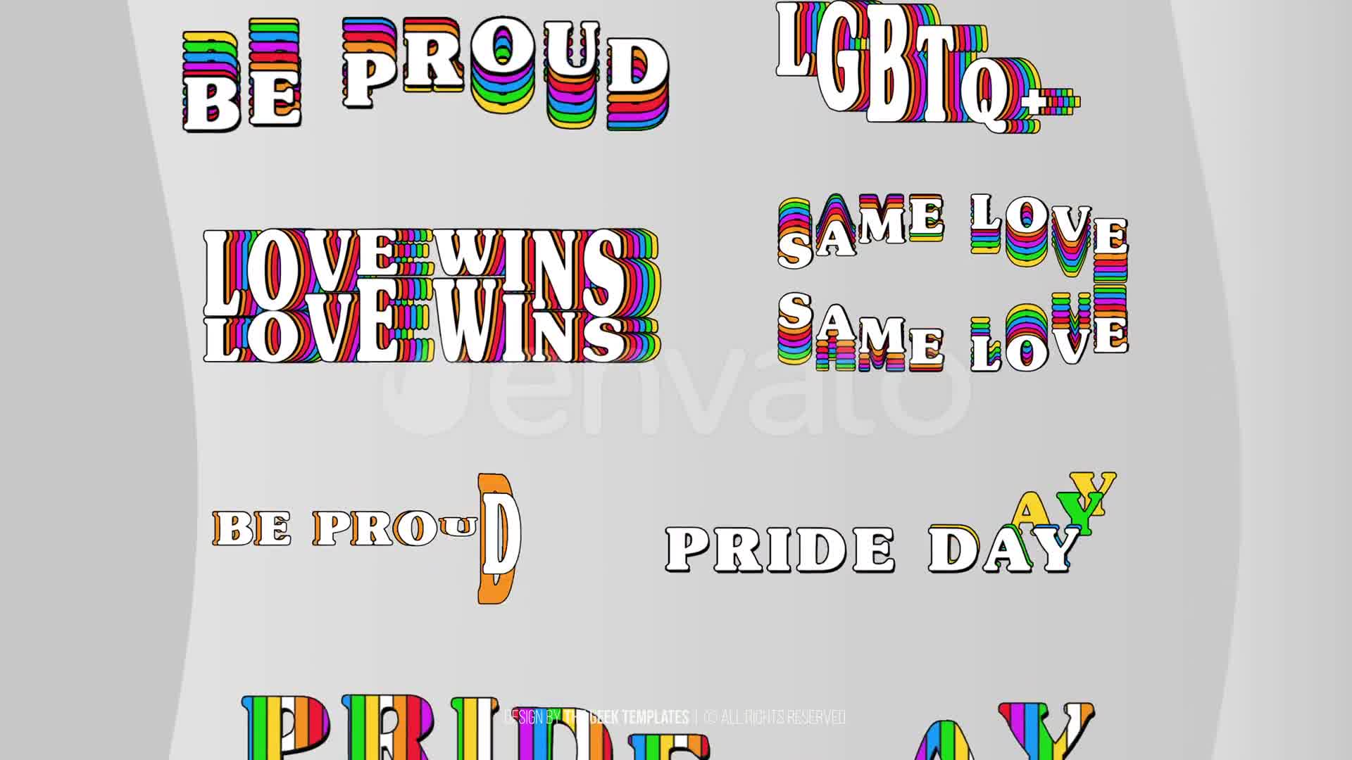 Pride Day Elements Videohive 32259440 After Effects Image 10