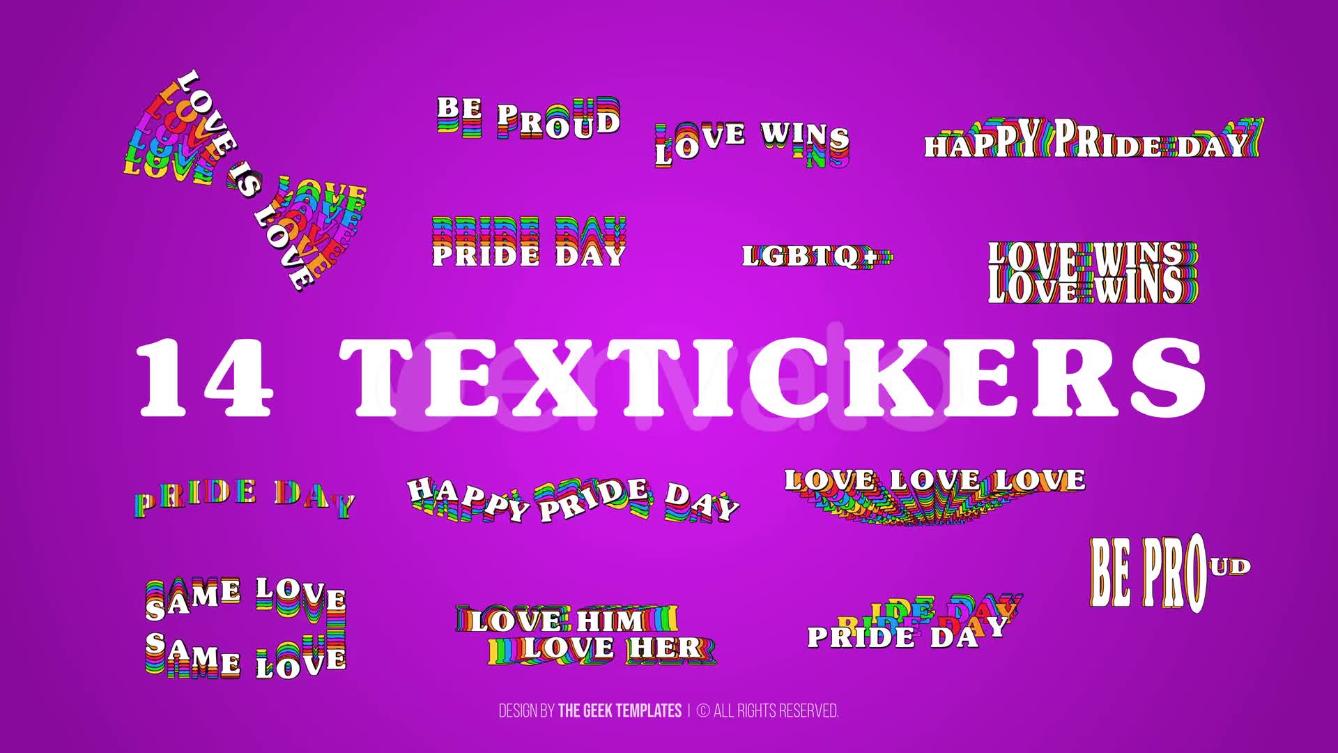 Pride Day Elements Videohive 32259440 After Effects Image 2