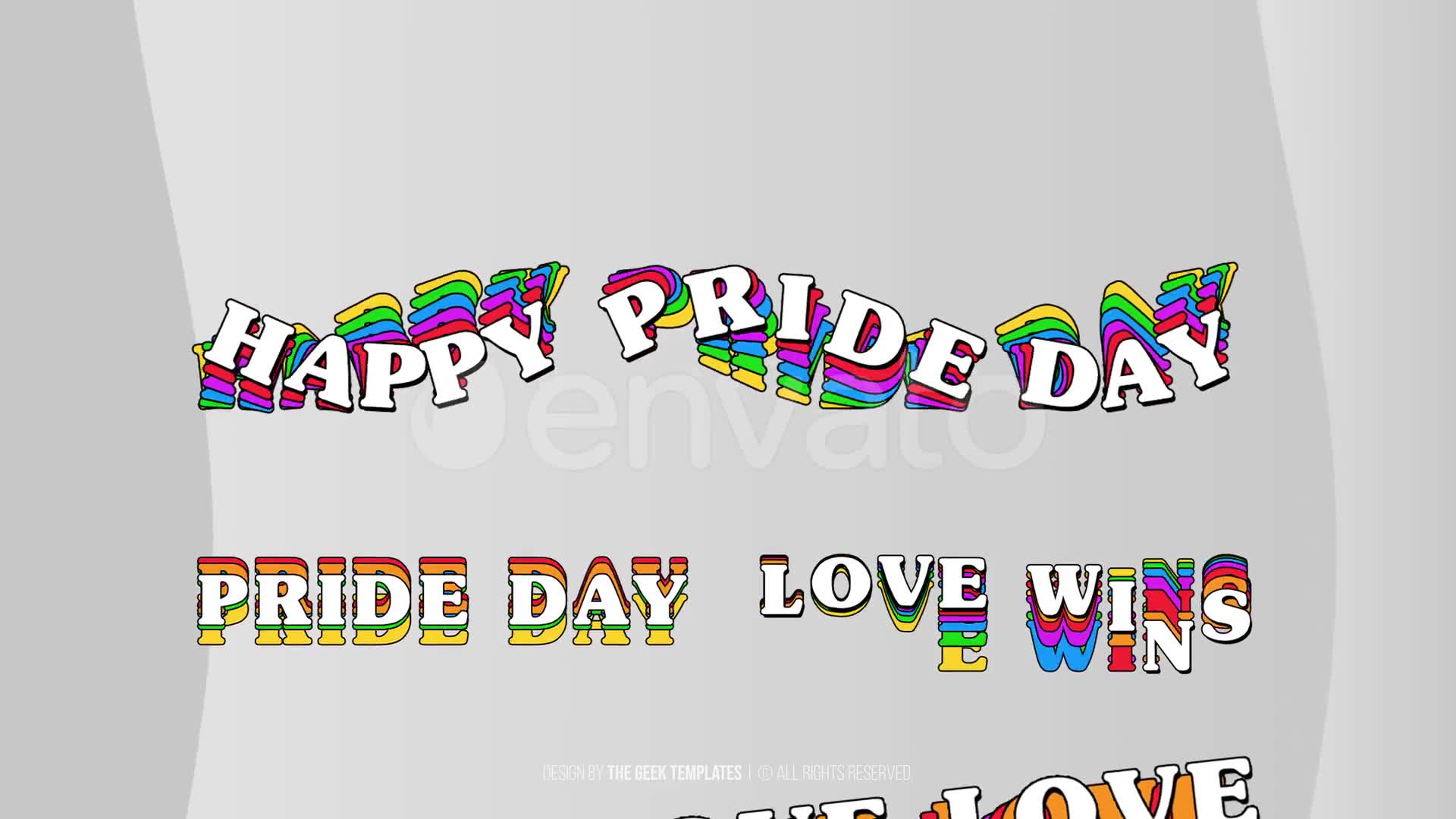 Pride Day Elements Videohive 32259440 After Effects Image 8
