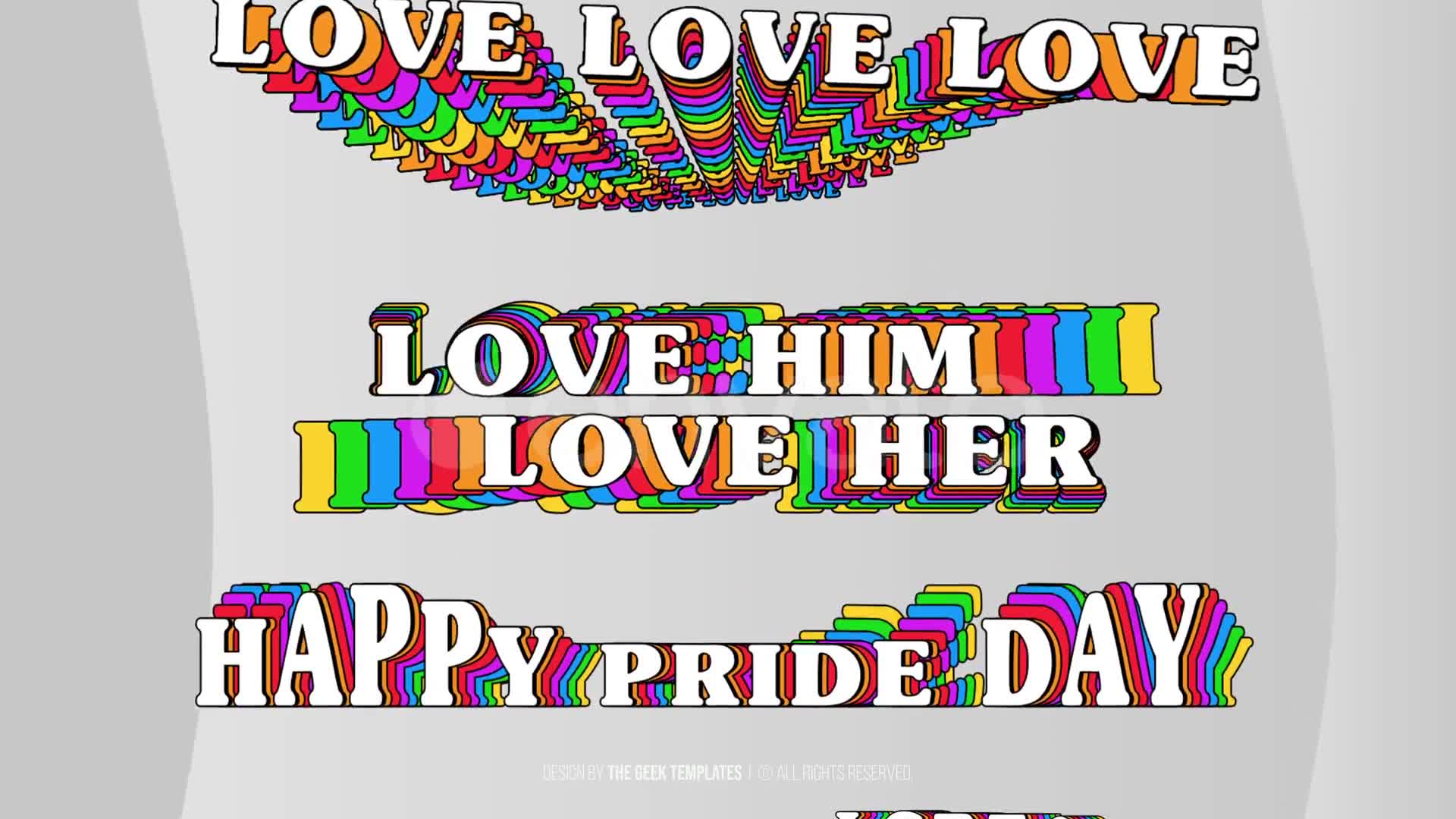 Pride Day Elements Videohive 32259440 After Effects Image 9